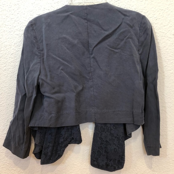 Blue 3/4 Sleeve Cardigan - Picture 2 of 2